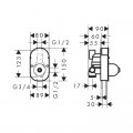 Змішувач для ванни Hansgrohe Logis 71409000 - Фото 2
